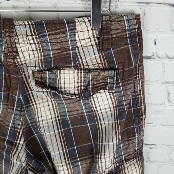 AEROPOSTALE | Authentic Cargo plaid cotton shorts - Picture 5 of 7